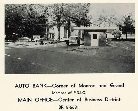Shorts Drive-In (B&K Root Beer, Allens Root Beer, B-K Root Beer, BK Root Beer) - 1961 Ad For Bank Which May Have Used B-K Bldg